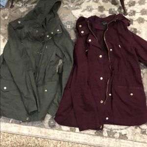 Fall jackets, selling both together, size small
